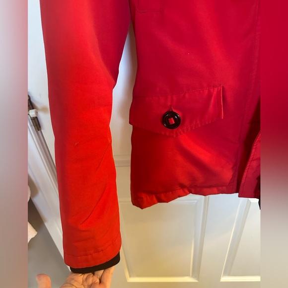 Canada Goose - Red Montebello Parka Winter Coat - Size Small - Picture 5 of 16